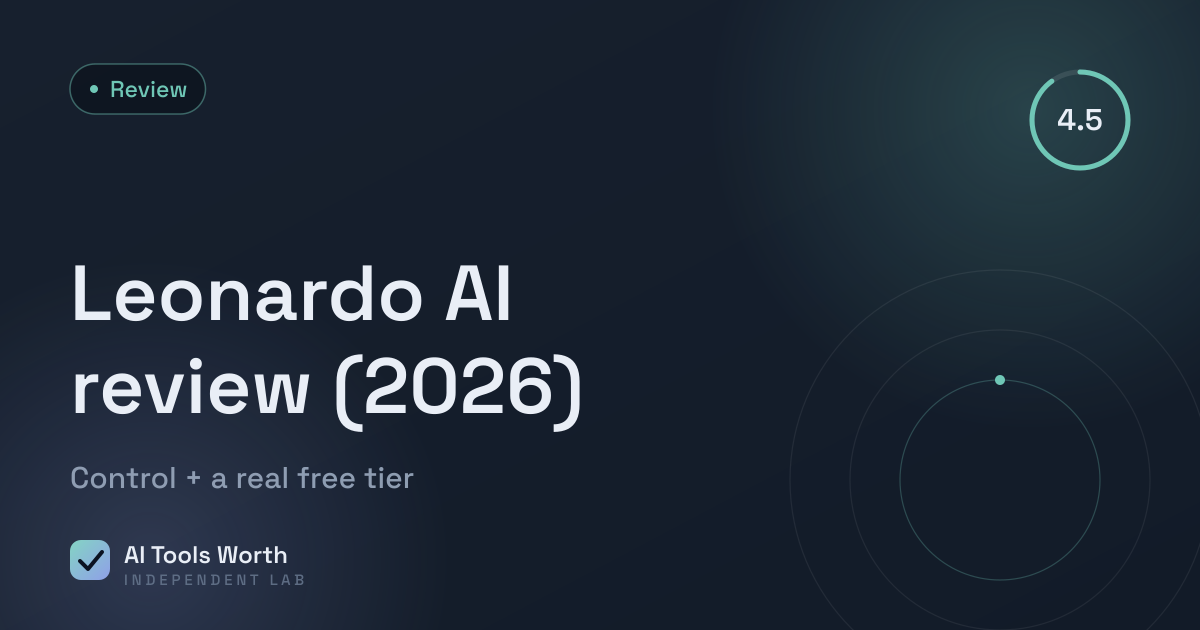 Leonardo AI image generator reviewed and tested by AI Tools Worth