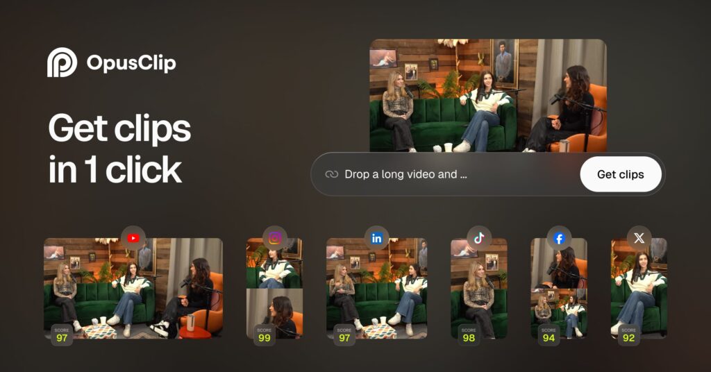 Opus Clip screenshot