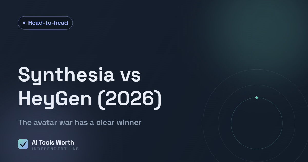 Synthesia vs HeyGen compared in 2026 by AI Tools Worth